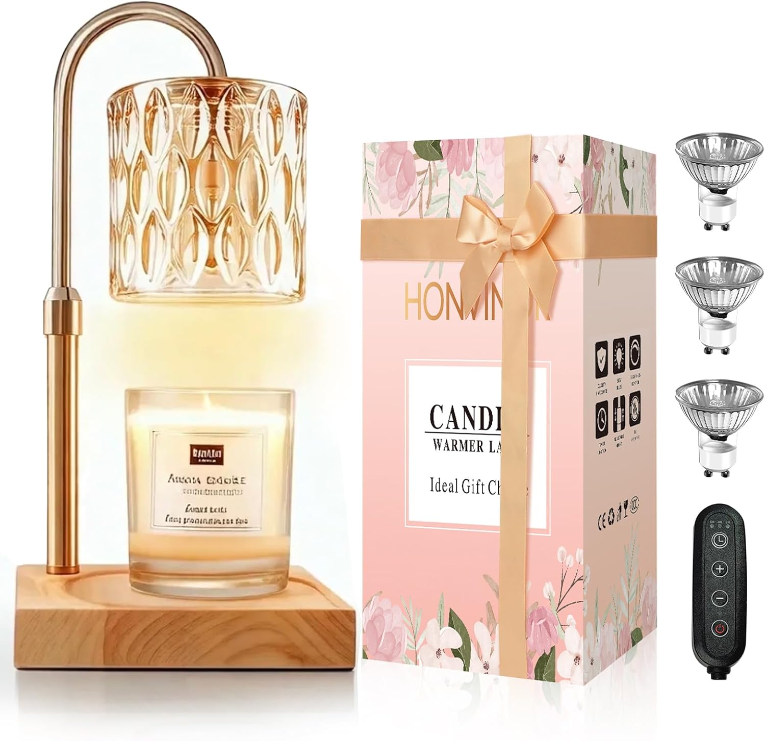 Candle Supplies Free Shipping - Adjustable Candle Warmer Lamp with Timer