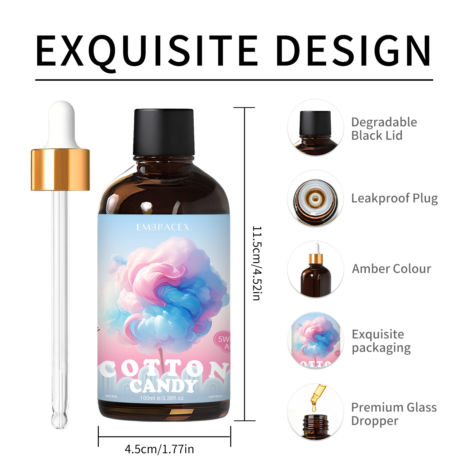 100ml Cotton Candy Essential O - Candle Supplies Free Shipping recension och pris