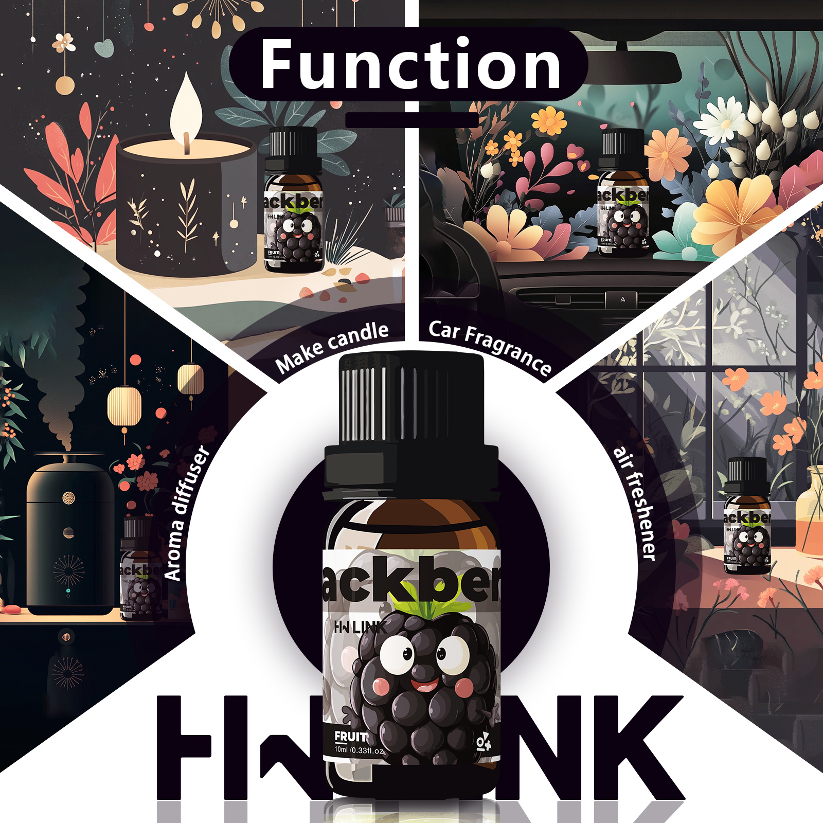 Blackberry Essential Oil Black - Candle Supplies Free Shipping recension och pris