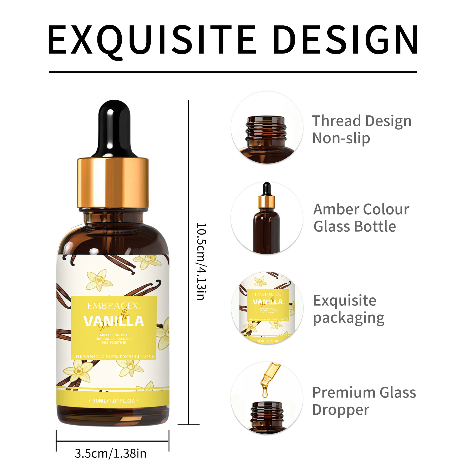 30ml Vanilla Essential Oil Per - Candle Supplies Free Shipping recension och pris