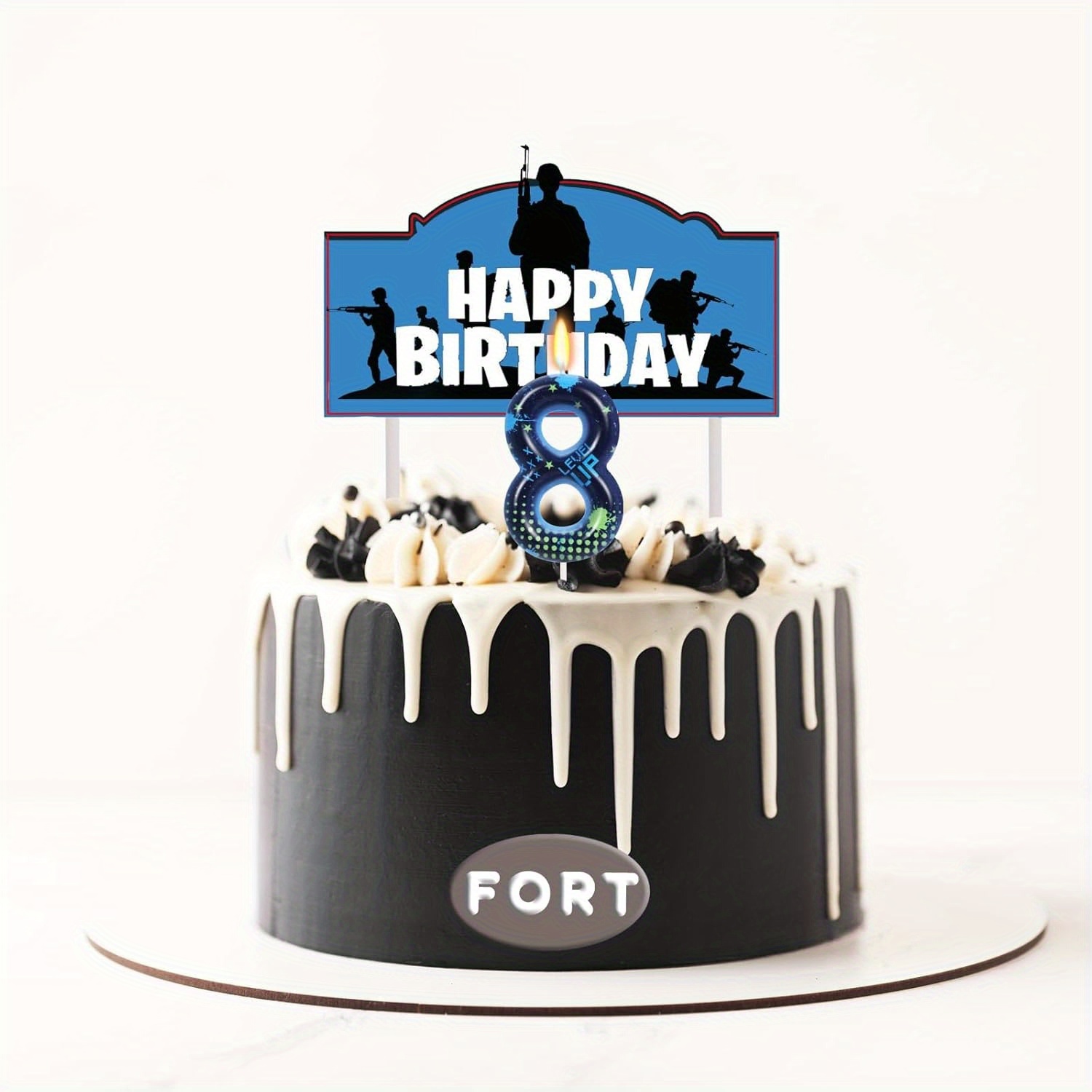 Blue Game Boy 0-9 Birthday Can - Candle Supplies Free Shipping recension och pris