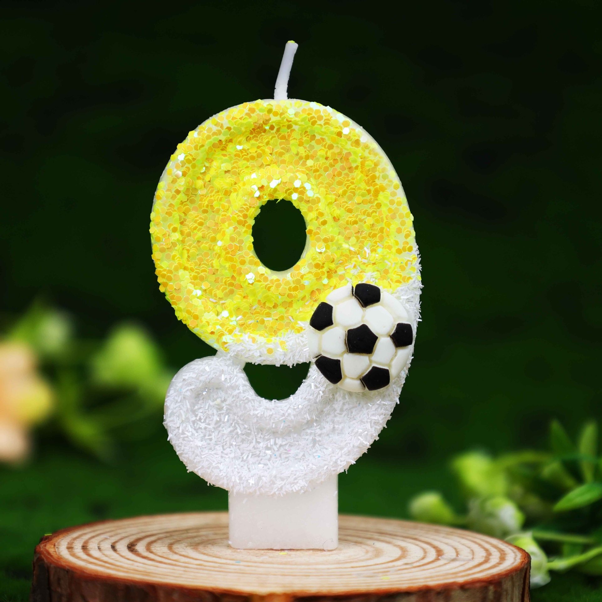 Yellow White Sequins Sports Fo - Candle Supplies Free Shipping recension och pris