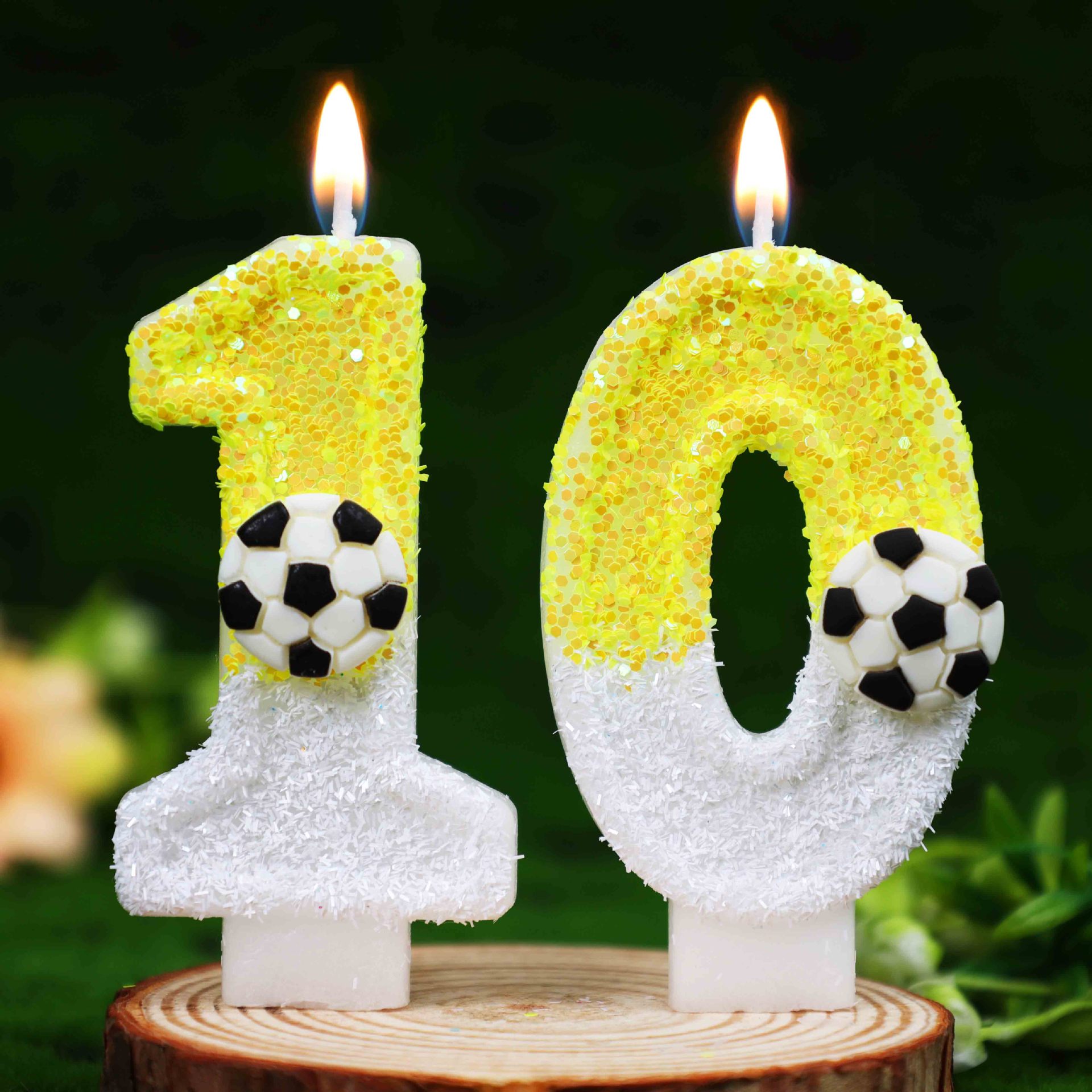 Yellow White Sequins Sports Fo - Candle Supplies Free Shipping recension och pris