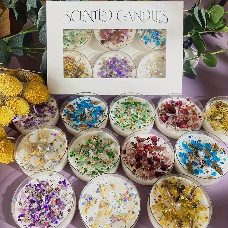 Set of 6 Scented Candles Fragr - Candle Supplies Free Shipping recension och pris