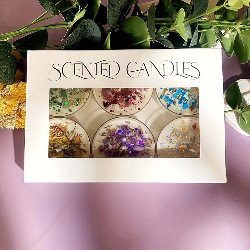 Set of 6 Scented Candles Fragr - Candle Supplies Free Shipping recension och pris