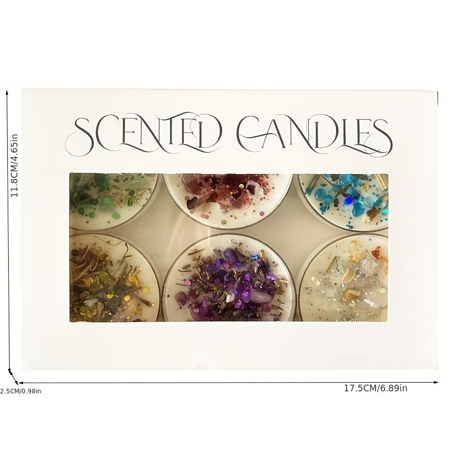 Set of 6 Scented Candles Fragr - Candle Supplies Free Shipping recension och pris