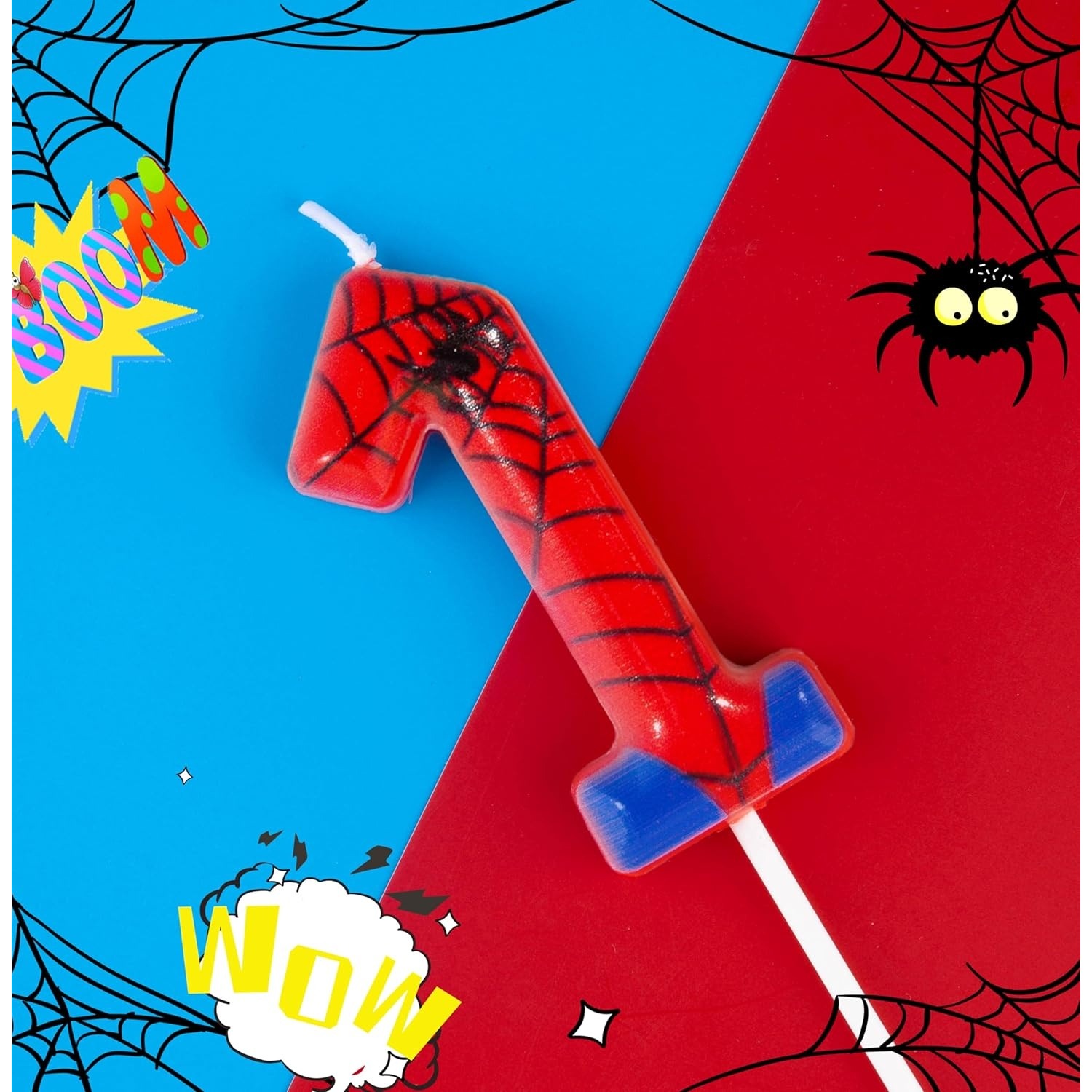 Spider Party 0-9 Birthday Cand - Candle Supplies Free Shipping recension och pris