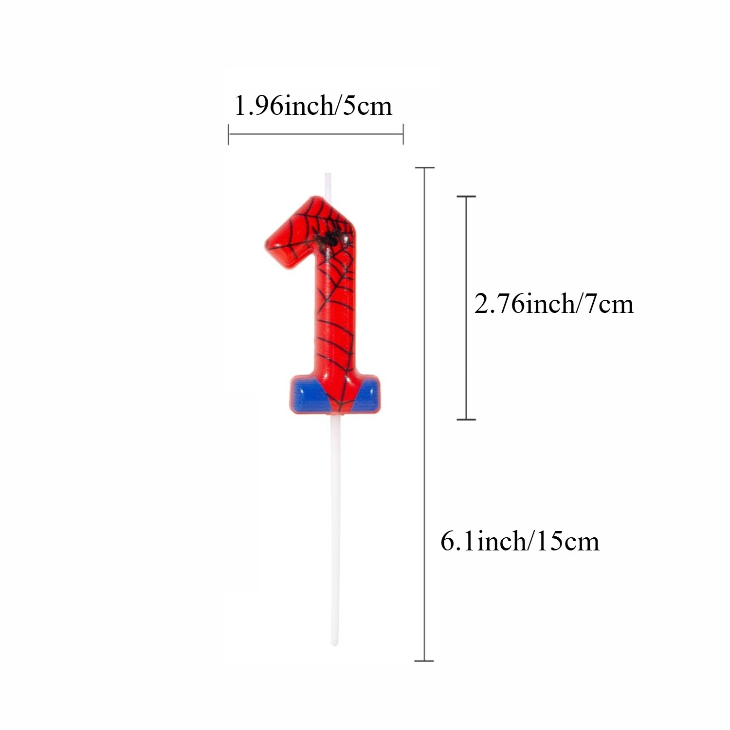 Spider Party 0-9 Birthday Cand - Candle Supplies Free Shipping recension och pris